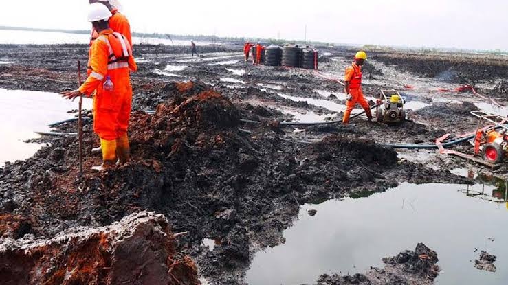 Oil spill in Ogoni