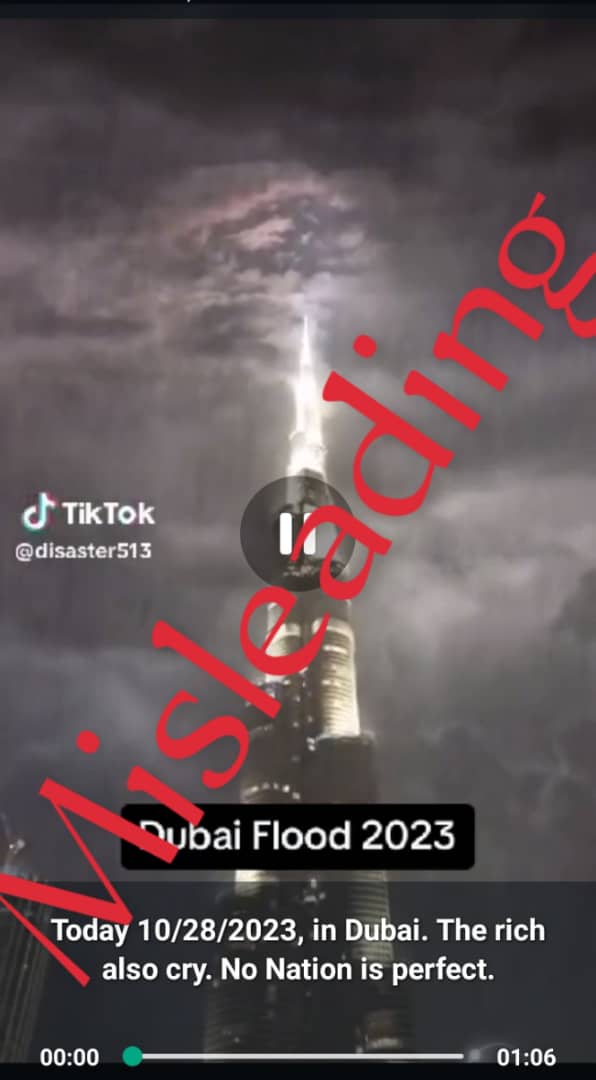 FactCheck Was Dubai under flood in October 2023? Naturenews.africa