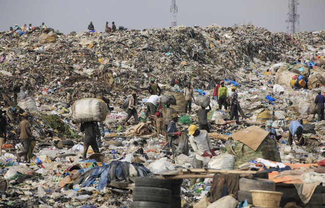 Waste refuse dumpsite